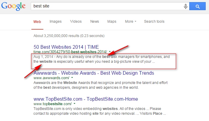 Meta descriptions shall be unique and not exceed 140 symbols